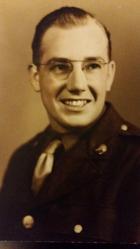 The author's maternal grandfather, James McCarthy, in uniform at around 25 years old.